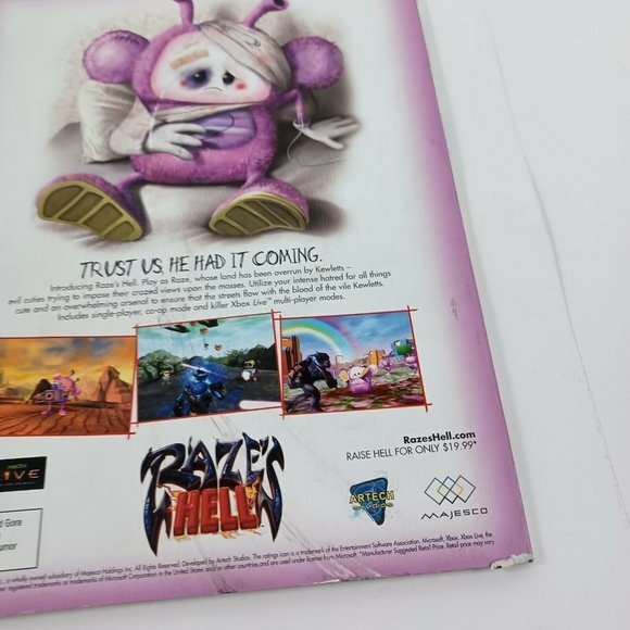 Electronic Gaming Monthly Magazine Phantasy Star Universe 191 May 05 *MINOR WEAR - Picture 6 of 14